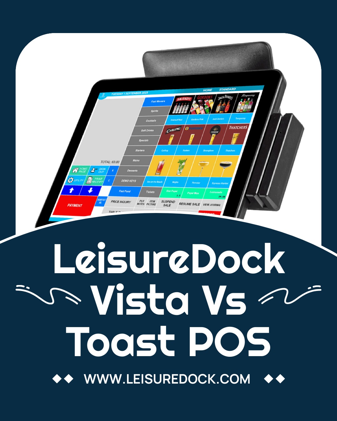 LeisureDock Vista Vs Toast POS